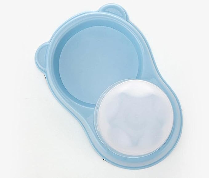Pets Feeder Bowl Pet Automatic Drinking Water Feeder Plastic Pet Tableware Dog Bowl Cat Bowl Green