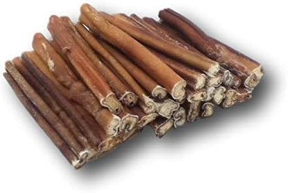 Top Dog Chews 6” Bully Sticks –100% Natural, Grass-Fed Beef from Free-Ranging Cattle, 25 Pack, Long Lasting Dog Treats. Ideal for Chewing, Healthy Teeth & Gums