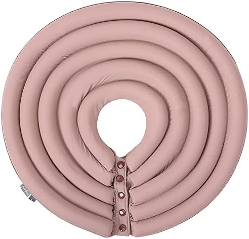 Dog Cone Collar, Inflatable Dog Neck Donut Collar Alternative After Surgery, Soft Protective Recovery Cone for Small Medium Large Dogs and Cats Puppies - Alternative Collar (Pink,XS)