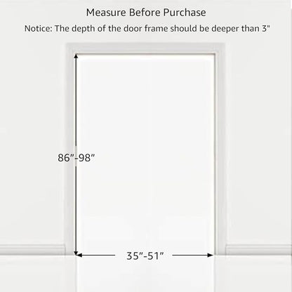 unipaws 86" High Extra Tall Cat Gate, Auto Closing and No Drilling Safety Gate for Doorway Hallway Stairs, Cat Dog Proof, Fit for 35"-51" Wide Opening, Indoor Use, White