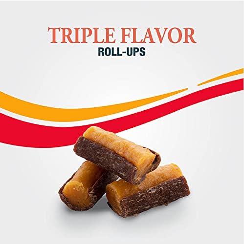 Good'n'Fun Good 'n' Tasty Triple Flavor Roll Ups 4 Oz Cheese, Beef, Pork