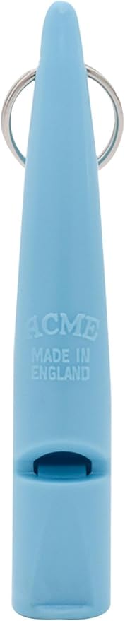 ACME 210.5 Professional Dog Training Whistle with Lanyard. BPA-Free Plastic. 90 dBA. Standardized 5700Hz Frequency for Smaller Dogs. Weatherproof. Made in The UK (Baby Blue)
