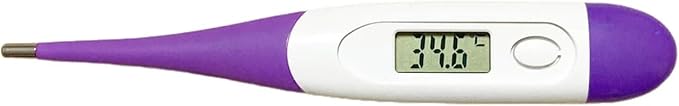 Digital Thermometer for Pets - Soft Head Veterinary Thermometer for Dogs and Cats(Pure)