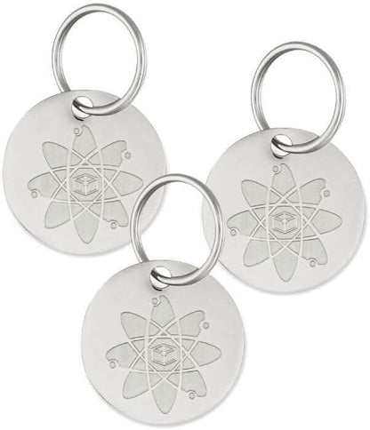 Natural Flea & Tick Repellent Collar Tag for Dogs & Cats – BioPower Pet Shield – Safe for Pets When Used as Directed – Lasts 1 Full Year - Regular Tag (3Pack)