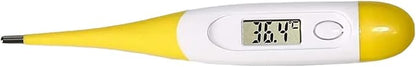 Digital Thermometer for Pets - Soft Head Veterinary Thermometer for Dogs and Cats(Yellow)