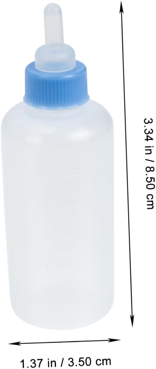 3Pcs Cat Milk Feeding Bottles Portable Pet Nurser for Kittens and Puppies Leak Resistant Design for Easy Feeding for Home Pet Supplies Lightweight and Convenient