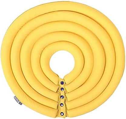 Dog Cone Collar, Inflatable Dog Neck Donut Collar Alternative After Surgery, Soft Protective Recovery Cone for Small Medium Large Dogs and Cats Puppies - Alternative Collar (Ginger,XXL)