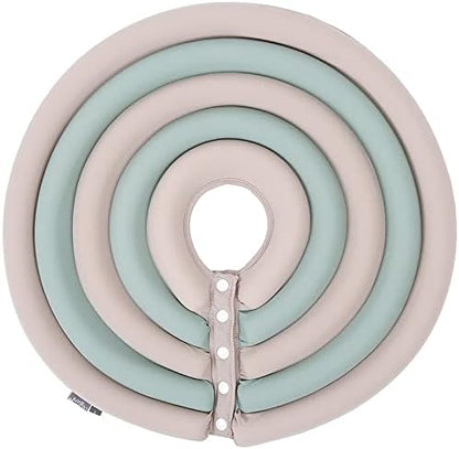 Dog Cone Collar, Inflatable Dog Neck Donut Collar Alternative After Surgery, Soft Protective Recovery Cone for Small Medium Large Dogs and Cats Puppies - Alternative Collar (Beige Green,XXL)