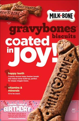 Milk- Bone Dog Treats, Gravy Bones, 1 Lb