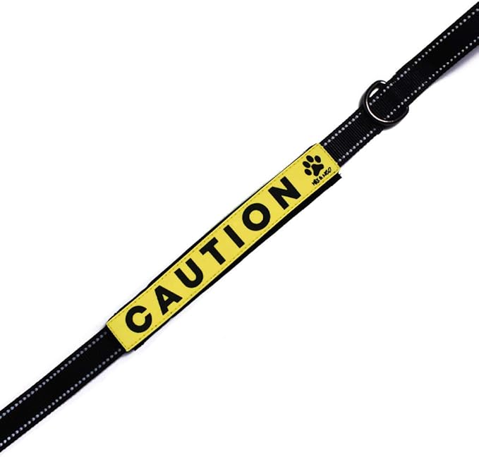 Max and Neo Leash Sleeves Caution - We Donate 1 for 1 to Dog Rescues for Every Product Sold (1 Sleeve, Caution)