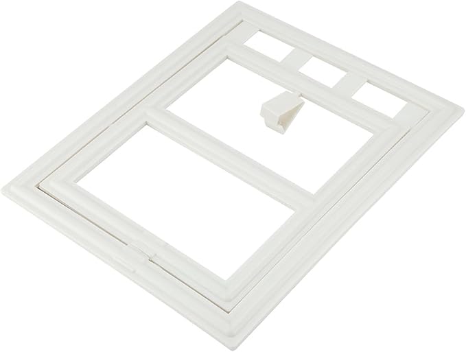 Pet Door, Sturdy Doggie Pet Door, Doggy Doggie Door, Screen Window Gate, Interior and Exterior Doors for Pet Lovers (L Day Style)