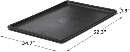 MidWest Homes for Pets Replacement Pan for 54' Long MidWest Dog Crate (SL54DD), Black