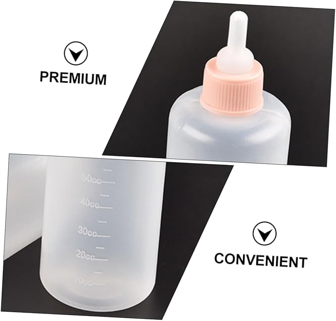 BESPORTBLE 12pcs Dog Products Pet Feeding Bottles Pacifier Silicone Breeding Bottles Milk Replacer for Puppies Safe and Easy to Use