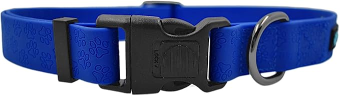 Max and Neo Waterproof NEO Collar - We Donate a Collar to a Dog Rescue for Every Collar Sold (Small, Blue)