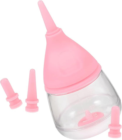 YARNOW Silicone Puppy Kitten Nursing Bottle Nipples Feeding Milk Bottle for Newborn Pets