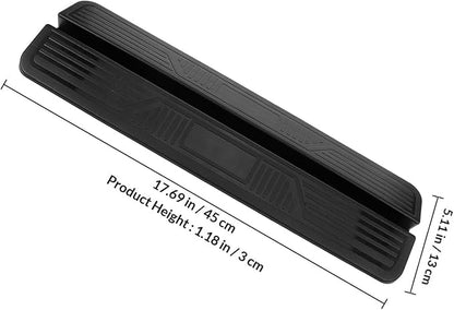 3pcs Indoor Dog Threshold Ramp Non-Slip Door Sill Ramps for Small to Large Dogs Safety Gate Accessory Black