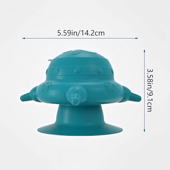 Puppy Nipple Feeder, Kitten Nursing Milk Bowl, Bubble Silicone Milk Feeder, Dog Nurser Bottle with Base, Pacifiers Feeding Station for Multiple Puppies Kittens Rabbits (Navy Blue)