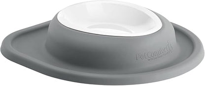 WeatherTech Single Low Pet Feeding System w/Plastic Dog/Cat Bowls - 16 oz (2 Cups) Dark Grey (PSL1602DG)