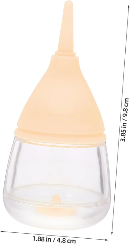 ORFOFE Newborn Pet Nursing Bottle Flow Puppy and Kitten Feeding Milk Bottle for Safe and Easy Feeding Durable Materials for Long-Lasting Use Yellow