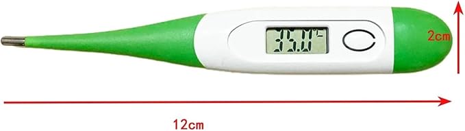 Digital Thermometer for Pets - Soft Head Veterinary Thermometer for Dogs and Cats(Pure)
