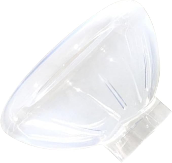 Pet Masque for Dogs Cats - Veterinary Inhalation | Adjustable Soft Transparent Chamber with Tube Connector, Animal Respiratory Health Care Tool 6.89x2.76x2.76 in