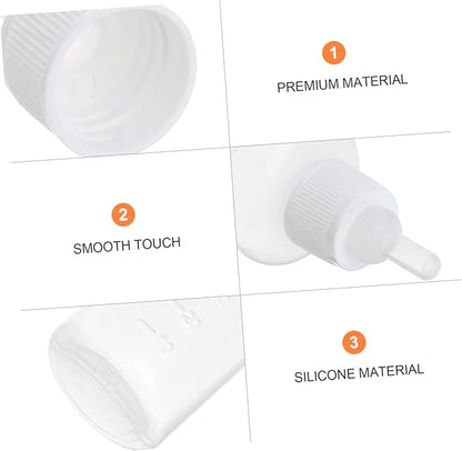 WOONEKY 2sets Pet Nursing Bottle Set for Cats and Dogs Milk Feeder for Puppies and Kittens Easy to Use Safe for Pets Portable Design for Travel