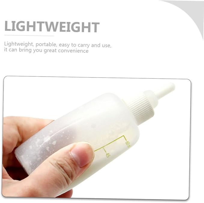 Mikikit 1set Pet Nursers Small Nursing Bottle Set for Cat Milk Kitten Bottles for Cats