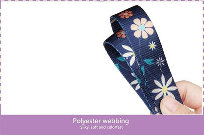 Martingale Collar Floral Print Dog Collar - No Pull Pet Collar, Heavy Duty Adjustable Dog Collar, Large, Neck 17 Inch -25 Inch, Elegant Flowers (Dark Blue)