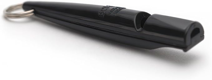 THE ACME | Dog Training Whistle Number 210 Coming in Various Sizes & Colours | Good Sound Quality, Weather-Proof Whistles | Designed and Made in The UK | Black