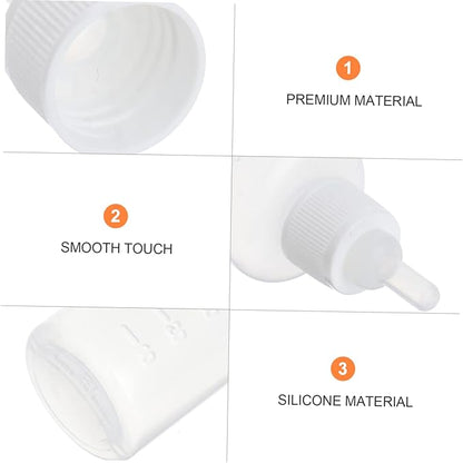 BESPORTBLE 2 Sets Pet Nursing Bottle for Dogs and Cats Milk Feeder with Scale Design Safe Portable Feeding Bottles for Newborn Kittens and Puppies