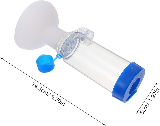 Totority Pet Spacer Mask for Cats and Dogs Breathing Indicator Chamber for Cough Relief Handheld Design for Optimal Medication