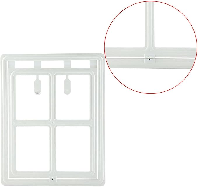 Pet Door, Sturdy Doggie Pet Door, Doggy Doggie Door, Screen Window Gate, Interior and Exterior Doors for Pet Lovers (XL Field Style)