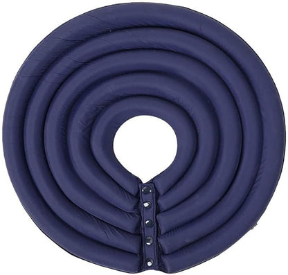 Dog Cone Collar, Inflatable Dog Neck Donut Collar Alternative After Surgery, Soft Protective Recovery Cone for Small Medium Large Dogs and Cats Puppies - Alternative Collar (Dark Blue,XS)
