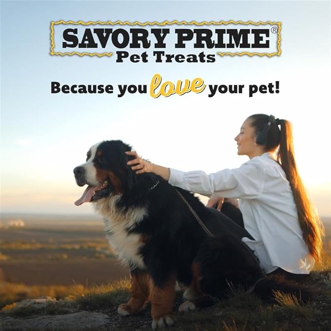 Savory Prime Duck Jerky Dog Treats, Made with 100% Real Duck Breast, Farm Raised, Healthy, Easily Digestible, High Protein, Satisfies Dog's Urge to Chew, 8 Ounce (Pack of 1)