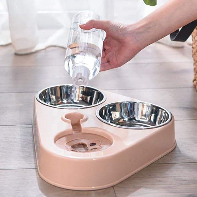 Dog Bowls Eco-Friendly Non-Skid Cat Bowls Pet Supplies Water Dispenser Dog Cage Accessory Pet Feeding Feeder Dog Supplies(Blue)