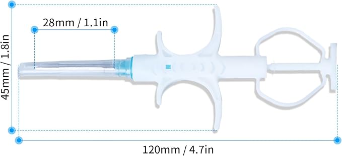 134.2KHz Pet Temperature Monitoring Glass Chip FDX-B Animal Temperature Microchip Syringe for Cat Dog (2.12X12mm)