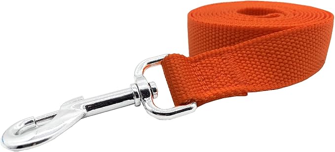 Nylon Dog Training Leash, Traction Rope, 4Ft /5 Foot /6 Feet Long, 5/8 inch 3/4 Inch 1 Inch Wide, for Small and Medium Dogs