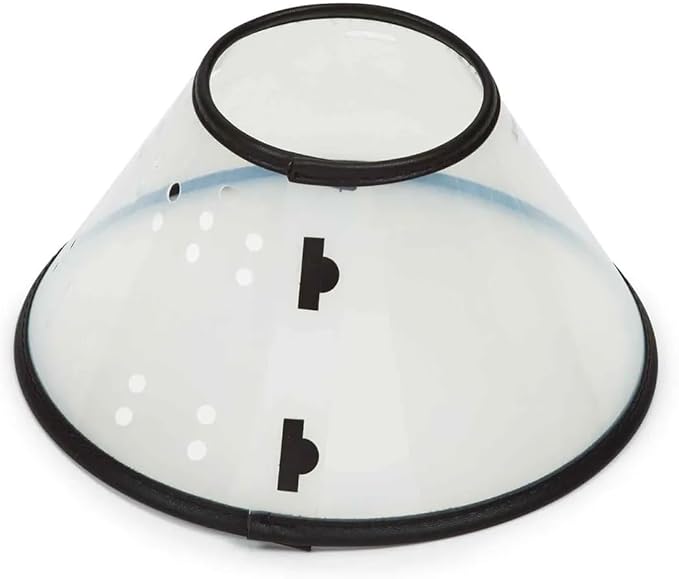 Elizabethan Dog and Cat Collars Recovery Vet Chewing Healthy Behavior Cone of Shame (Clear, XLarge - Fits 18" to 23.5" Necks)