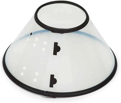 Elizabethan Dog and Cat Collars Recovery Vet Chewing Healthy Behavior Cone of Shame (Clear, Vet Set - All 5 Sizes)