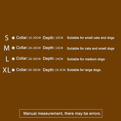 Cuteam Pet Recovery Collar, Cartoon Lion Design Pet Dog Cat Anti-Bite Protective Neck Cone Recovery Collar