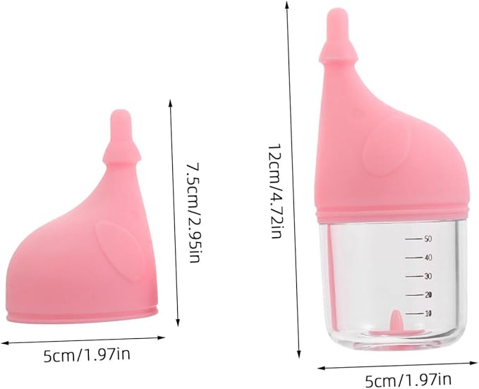 Mipcase Nursing Bottle for Pets Kitten Feeder Nipple Puppy Milk Feeding Bottle for Newborn Animals