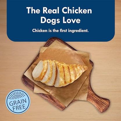 Blue Buffalo Delights Rotisserie Chicken Flavor in Gravy Small Breed Natural Wet Dog Food, 3.5 oz., Case of 12