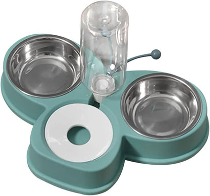Convenient Pet Waterer and Feeder Feeder for Dogs Triple-use Pet Accessory