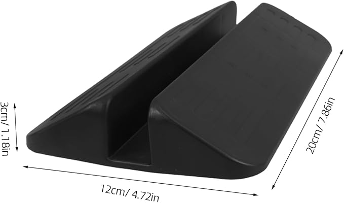 HEMOTON Safety Door Gate Ramp for Pets and Sturdy Kick Pedal Guardrail Accessories for Gates Lightweight Portable Design for Stairway Protection Black