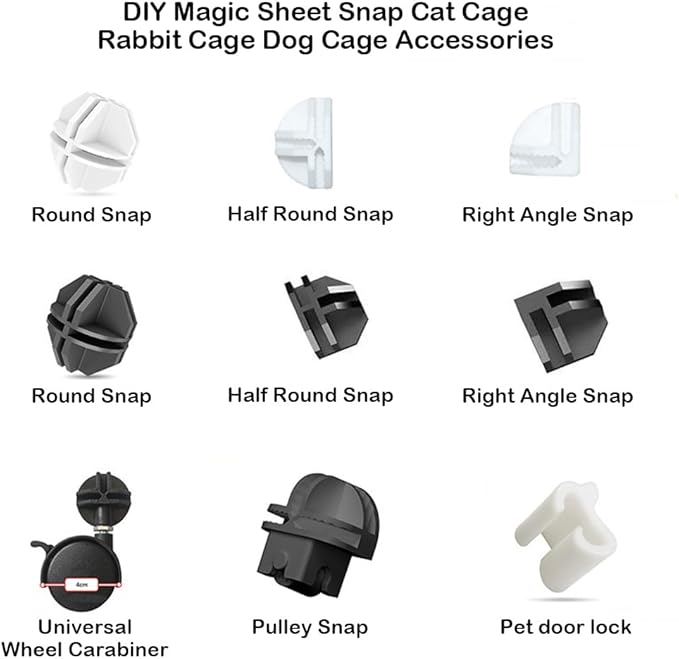 Dog Crate Furniture | 43" XL Dog Cage Furniture | Puppy Crate House with Wheels Tray & Drawer Storage | Metal Indoor Fencing Kennel House | Lockable Dogs Play Pen Cage for Medium Large Dogs