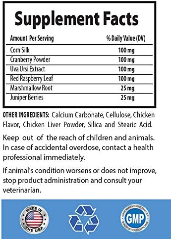I LOVE MY PETS LLC Urinary Tract Support for Dogs - PET Urinary Tract Support - Dogs and Cats - UTI Relief Complex - Cranberry for Dogs UTI - 180 Treats (2 Bottles)