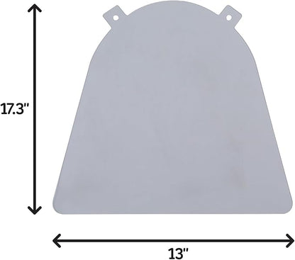 Petmate Indigo Vinyl Doghouse Door, Fits Petmate Medium Indigo Doghouse, White, Made in USA, 12.6" x 12.22"