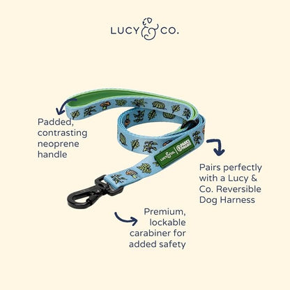 Lucy & Co. x Parks Project Feel the Earth Breath Dog Leash, Durable Matching Dog Lead with Heavy Duty Hardware, Small