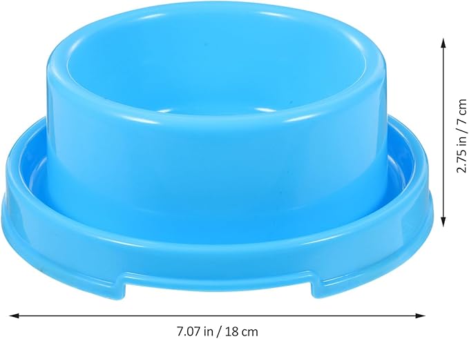 UKCOCO Dog Slow Water Feeder Dog Feeding Bowls Pet Water Bowl Pet Bowl Set Blue Outdoor Large Dog Water Bowl Dog Food Bowls Pets Food Feeder Pet Feeding Bowls Cat Food and Water Bowl Set