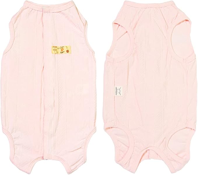RSS Recovery Suit for Post-Surgery Dog Wounds - Abdominal Bandages, Prevent Licking, Substitute E-Collar (Vpink, XS)